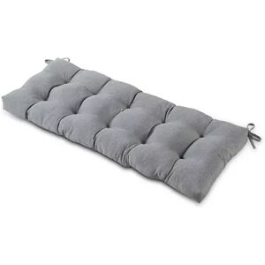 Greendale Home Fashions 51-in. Outdoor Bench Cushion, Light Grey, 52X18