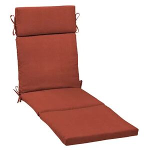 Arden Selections Elea Tropical Outdoor Chaise Lounge Cushion, Red, 72X21
