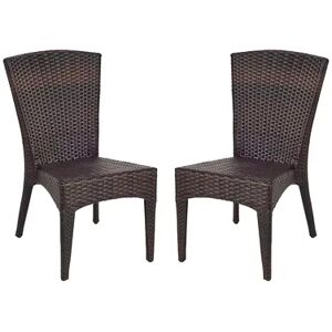 Safavieh 2-pc. New Castle Wicker Chair Set, Multicolor, Furniture