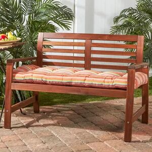 Greendale Home Fashions 51-in. Outdoor Bench Cushion, Red