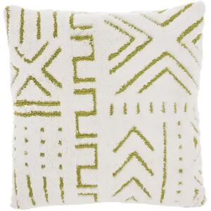 Mina Victory Life Styles Woven Boho Pattern Indoor Throw Pillow, Green, 20X20