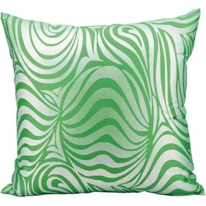 Mina Victory Zebra Outdoor Throw Pillow, Green, 20X20