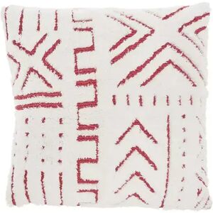 Mina Victory Life Styles Woven Boho Pattern Indoor Throw Pillow, Pink, 20X20
