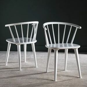 Safavieh Blanchard Side Chair 2-piece Set, White