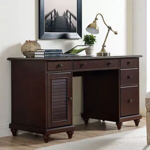 Crosley Furniture Palmetto Storage Desk, Brown