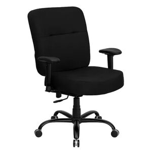 Flash Furniture Hercules Series Big & Tall Swivel Office Chair, Black