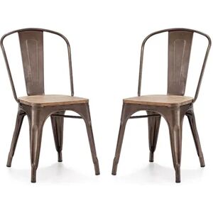 Zuo Modern 2-pc. Elio Chair Set, Brown