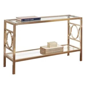 Steve Silver Company Olympia Console Table, Gold