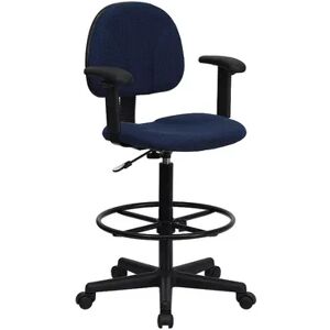 Flash Furniture Bruce Navy Blue Drafting Office Chair