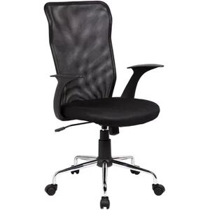 Techni Mobili Mesh Back Assistant Desk Chair, Black