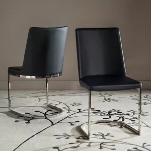 Safavieh Parkston Side Chair 2-piece Set, Black