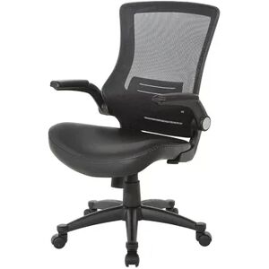 Office Star Products Screen Back Manager Chair, Black