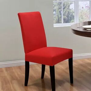 Kathy Ireland Ingenue Dining Room Chair Slipcover, Med Red