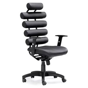 Zuo Modern Unico Desk Chair, Black