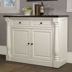 Crosley Furniture Shelby Buffet Storage Cabinet, White