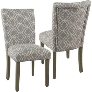 HomePop Classic Parsons Dining Chair 2-piece Set, Multicolor