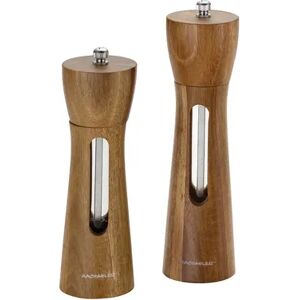 Rachael Ray 2 pc. Acacia Salt & Pepper Grinder Set, Brown