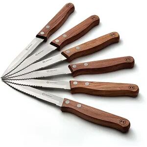 Outset 6-pc. Rosewood Steak Knife Set, Brown, SETS