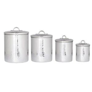 Old Dutch 4-pc. Stainless Steel Canister Set, Multicolor, 4PC CAN ST