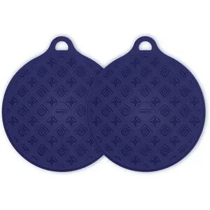 Dash 2-pc. Magnetic Silicone Trivet Set, Blue