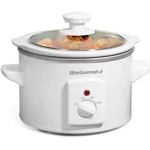 Elite 1.5-qt. Mini Slow Cooker, White