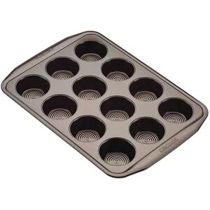 Circulon Nonstick Bakeware 12-Cup Muffin Pan, Brown