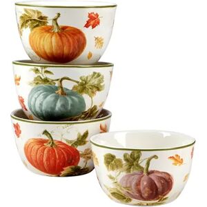 Certified International Autumn Harvest 4-pc. Ice Cream Bowl Set, Multicolor