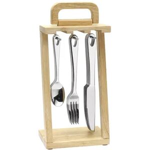 Mikasa 18 pc. Bombay Flatware Set with Hanging Caddy, Multicolor