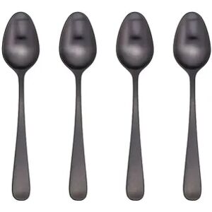 Food Network 4-pc. Flat Iron Teaspoon Set, Black