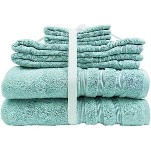 Sonoma Goods For Life Organic Cotton 6-piece Bath Towel Set, Med Blue, 6 Pc Set