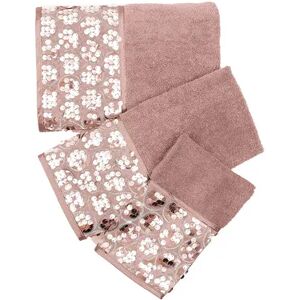 Popular Bath Sinatra 3-piece Bath Towel Set, Pink, 3PC Set