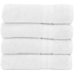 Amrapur SpunLoft 4-Pack Bath Towel Set, White, 4 PK