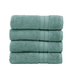Amrapur SpunLoft 4-Pack Bath Towel Set, Green, 4 PK
