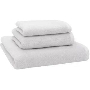 Linum Home Textiles 3-piece Turkish Cotton Ediree Bath Towel Set, Silver, 3 Pc Set