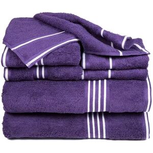 Portsmouth Home Rio 8-piece Bath Towel Set, Purple, 8PC SET