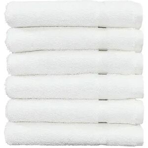 Linum Home Textiles Denzi 6-pack Washcloths, White