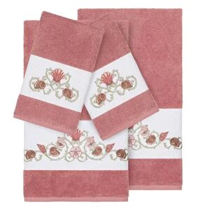 Linum Home Textiles Bella 4-piece Embellished Bath Towel Set, Multicolor, 4PC SET