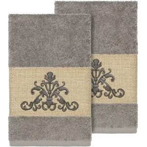 Linum Home Textiles Scarlet Embellished Hand Towel Set, Multicolor, 4PC SET