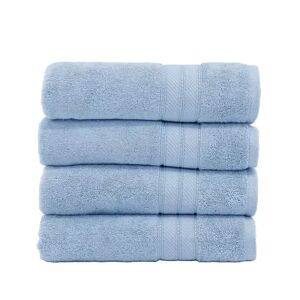 Amrapur SpunLoft 4-Pack Bath Towel Set, Blue, 4 PK