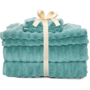 Sonoma Goods For Life 6-piece Quick Dry Bath Towel Set, Turquoise/Blue, 6 Pc Set