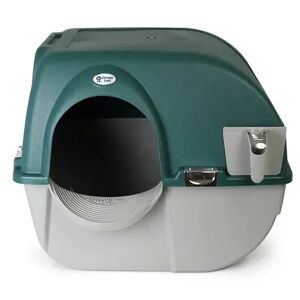 Omega Paw VMRA20-1-PR Premium Roll 'N Clean Self Cleaning Litter Box, LG, Green, Multicolor