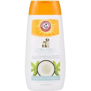 Arm & Hammer Ultra Fresh 2-in-1 Tearless Puppy Shampoo + Conditioner with Buttermilk, Multicolor