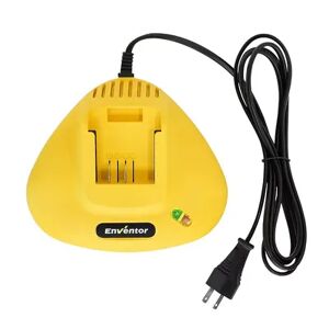 Enventor 20V MAX Battery Quick Charger Replacement, Yellow