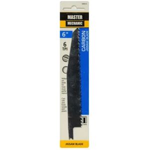 Disston 280016 6 in. 6 Tooth Master Mechanic Jig Saw Blade Pack of 5, Multicolor