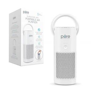 Pure Enrichment True HEPA Small & Portable Air Purifier for On-The-Go Use, White