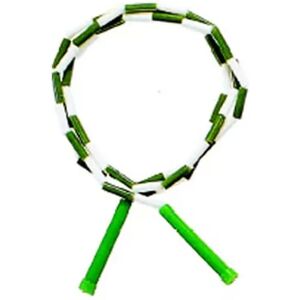 Qualitycare Jump Rope Plastic 7 Sections On Nylon Rope, Clrs