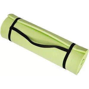 Wakeman Outdoors Wakeman 80-5136-GREEN Non Slip Comfort Foam Durable Extra Thick Yoga Mat for Fitness, Pilates & Workout with Carrying Strap - Green, Clrs