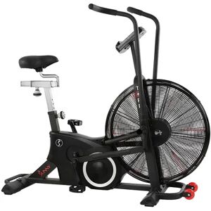 Sunny Health & Fitness SF-B2729 LX TORNADO Exercise Fan Bike, Grey