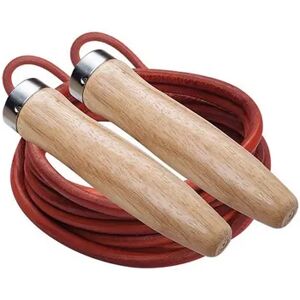 Champion Sports S785 8.5 ft. Heavyweight Leather Ball Bearing Jump Rope, Multicolor