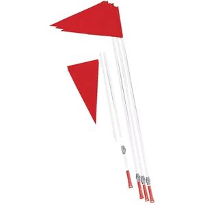 Champion Sports 4-pc. Soccer Spring-Loaded Corner Flag Set, Multicolor